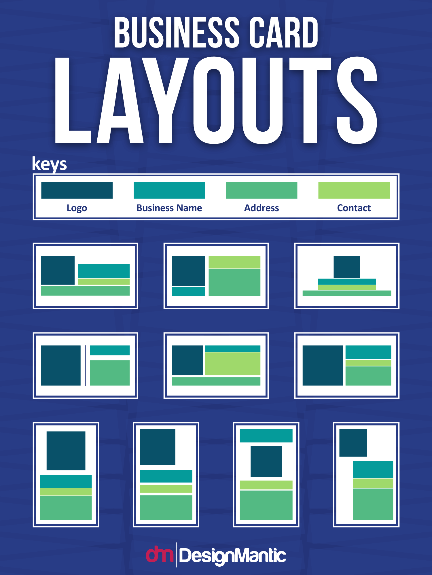 business card layouts