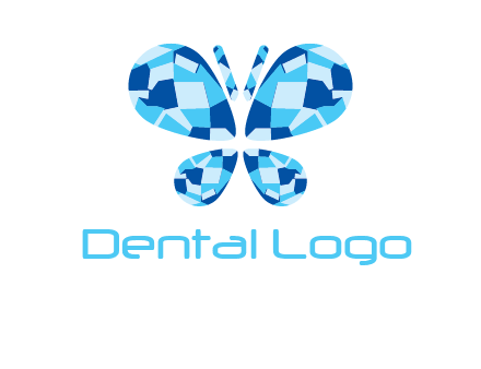 pear cut diamonds forming a butterfly