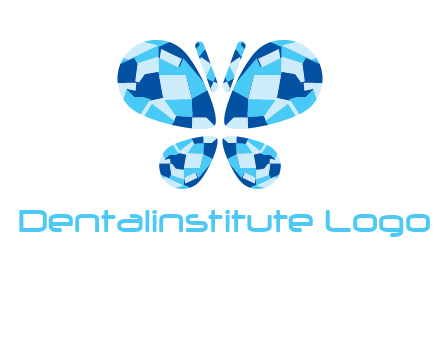 pear cut diamonds forming a butterfly