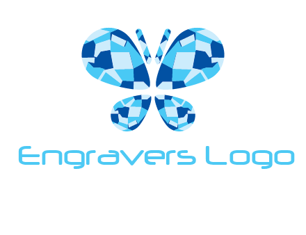 pear cut diamonds forming a butterfly