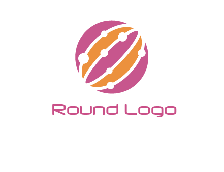 abstract globe logo