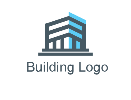 abstract building architecture logo