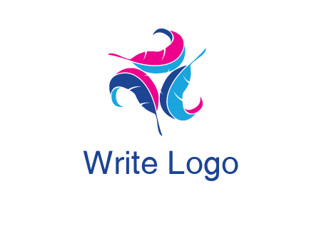 features in triangle formation publishing logo