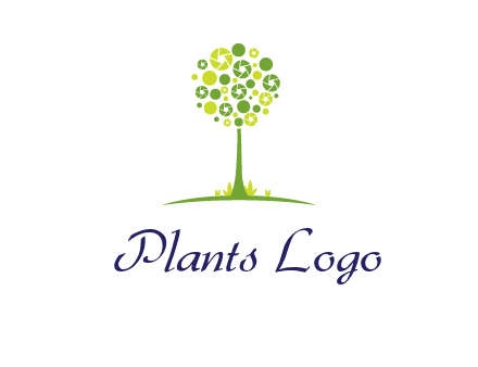 shutters as tree photography logo