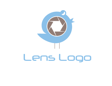 shutter in twitter bird photography logo