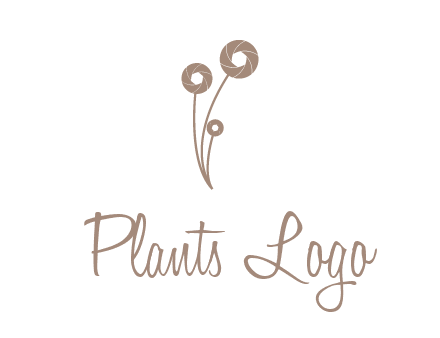 shutters as flowers photography logo