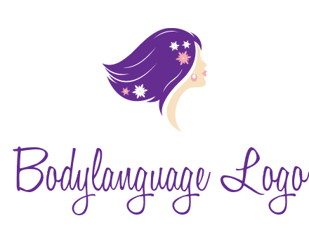 stars ornament on hair woman head fashion logo icon