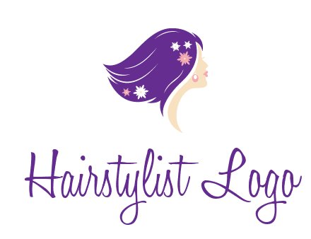 stars ornament on hair woman head fashion logo icon