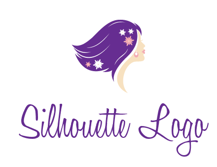 stars ornament on hair woman head fashion logo icon