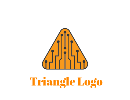 circuit lines in triangle