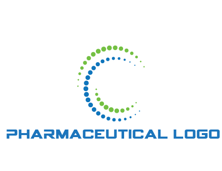 circles spiraling in circle medical logo