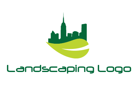 city on leaf logo