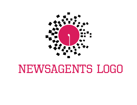 isolated pixel music disc logo