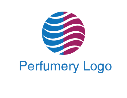 waves around circle communication logo