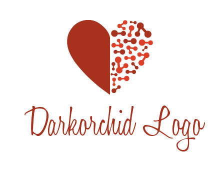 molecules in heart pharmacy logo