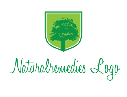 tree in colored shield logo