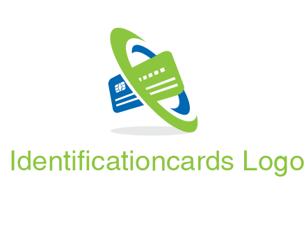 swoosh round credit card logo