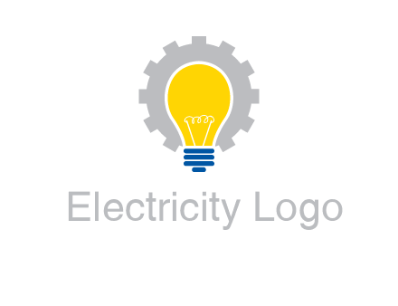 gear and bulb engineering icon