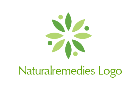 flower swoosh people employment logo