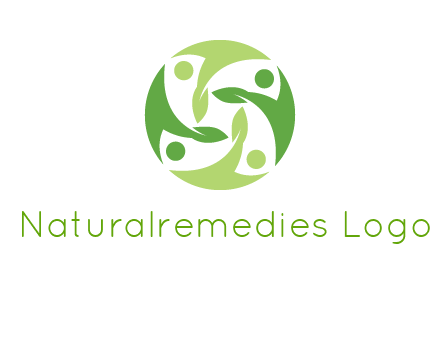 leaf people community logo