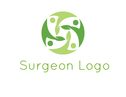 leaf people community logo