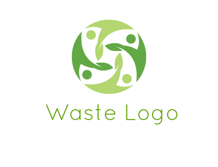 leaf people community logo