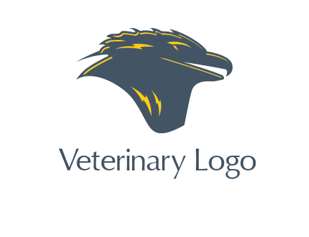 side profile hawk logo