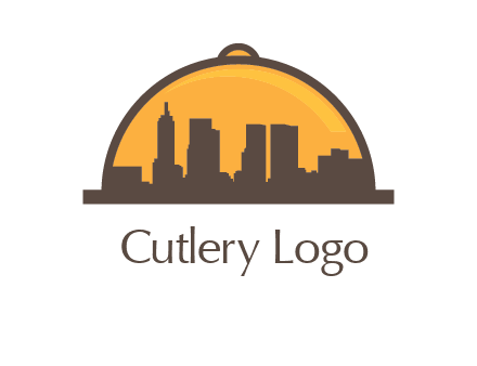 skyline covered with lid catering logo