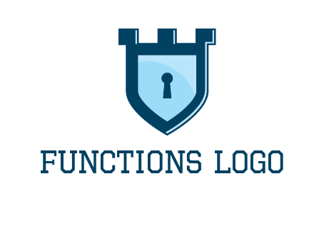 keyhole in shield insurance logo