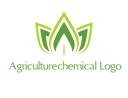 broad pointy leaves logo