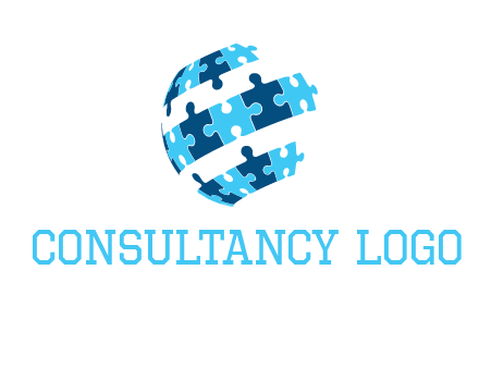 puzzle pieces connecting the wold logo