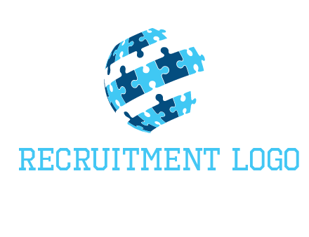 puzzle pieces connecting the wold logo