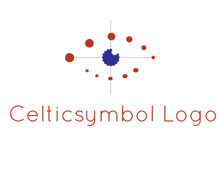 circles forming eye or orbital motion logo