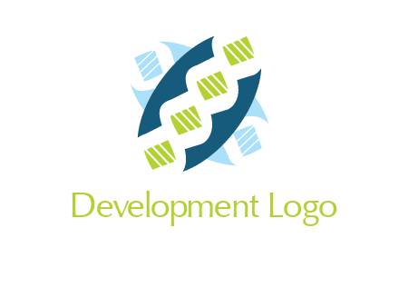 dna logo for medicine and pharmacy