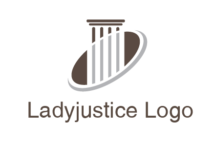 pillar op column inside a circle