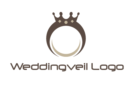 ring with a crown mounting logo