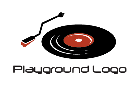 vinyl player logo