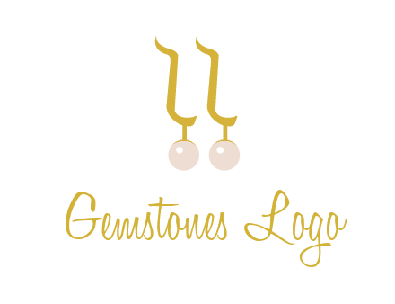 teardrop gold earrings with pearls logo
