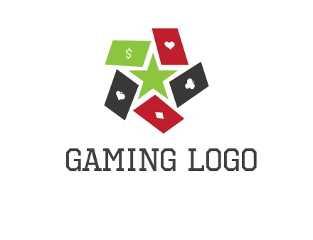game cards with star in a logo