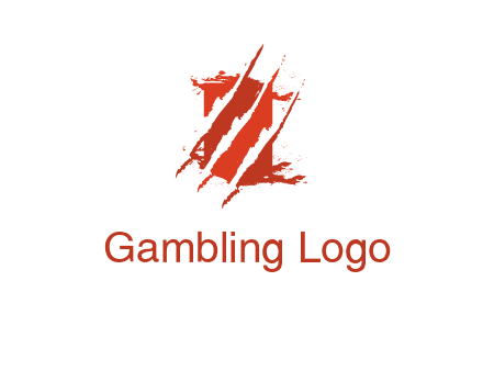 claw marks on a box logo