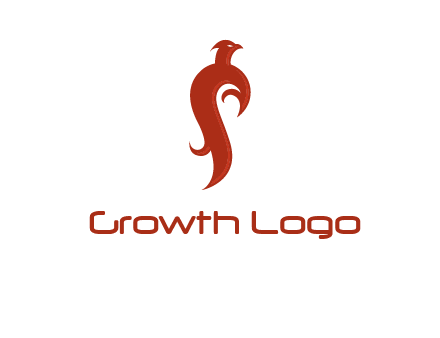 bird logo with phoenix symbol