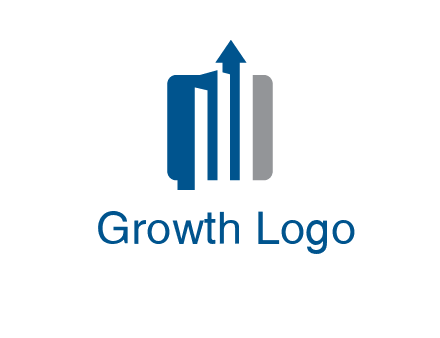 abstract bar graph logo