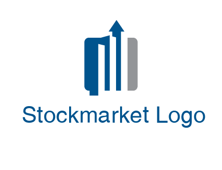 abstract bar graph logo