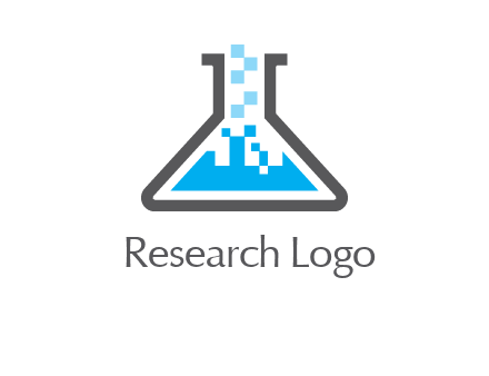 pharmacy logo with flask