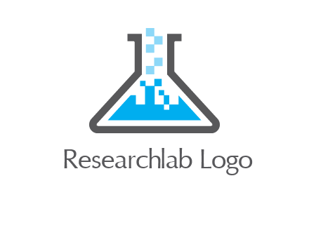 pharmacy logo with flask