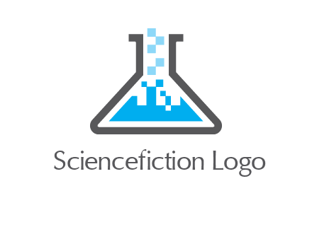 pharmacy logo with flask