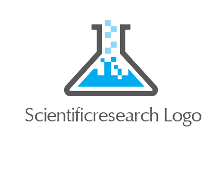 pharmacy logo with flask