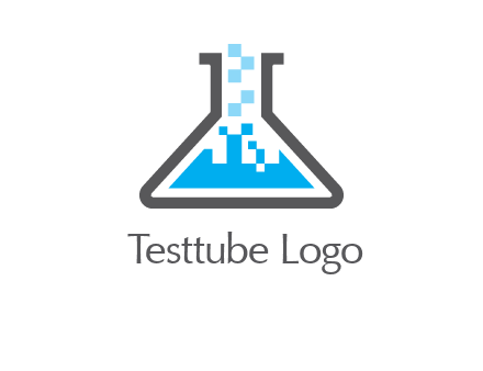 pharmacy logo with flask