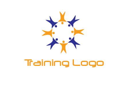 people in a circle logo