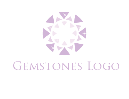 triangles join into a circle logo